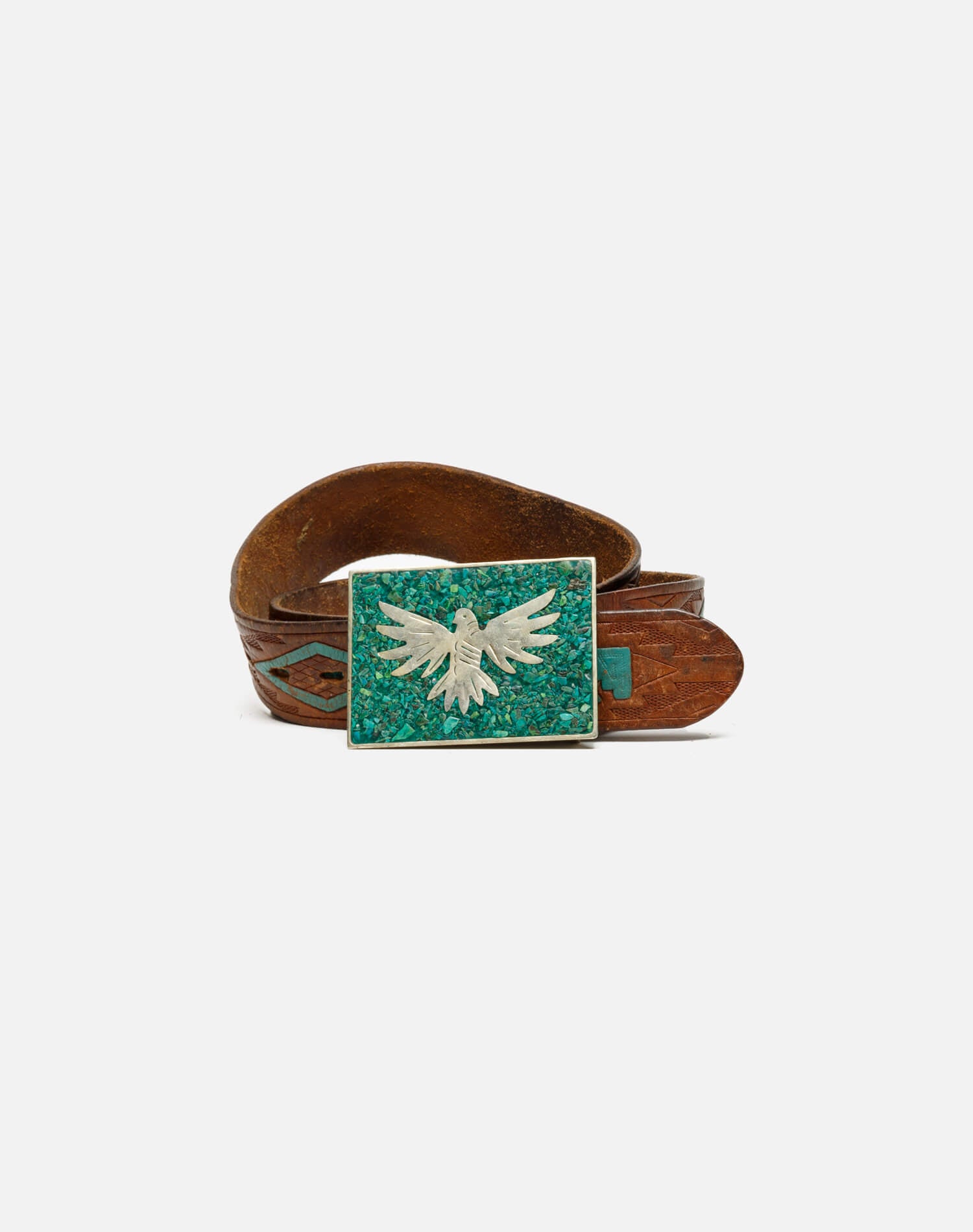 70s Chip Turquoise Belt - #48