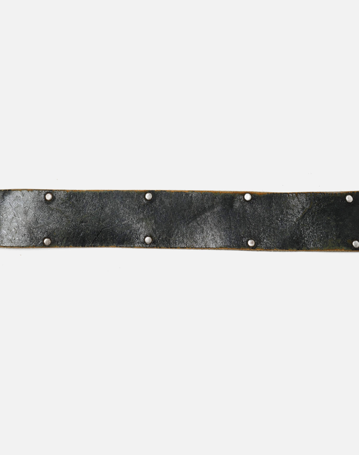 70s Studded Leather Belt - #49