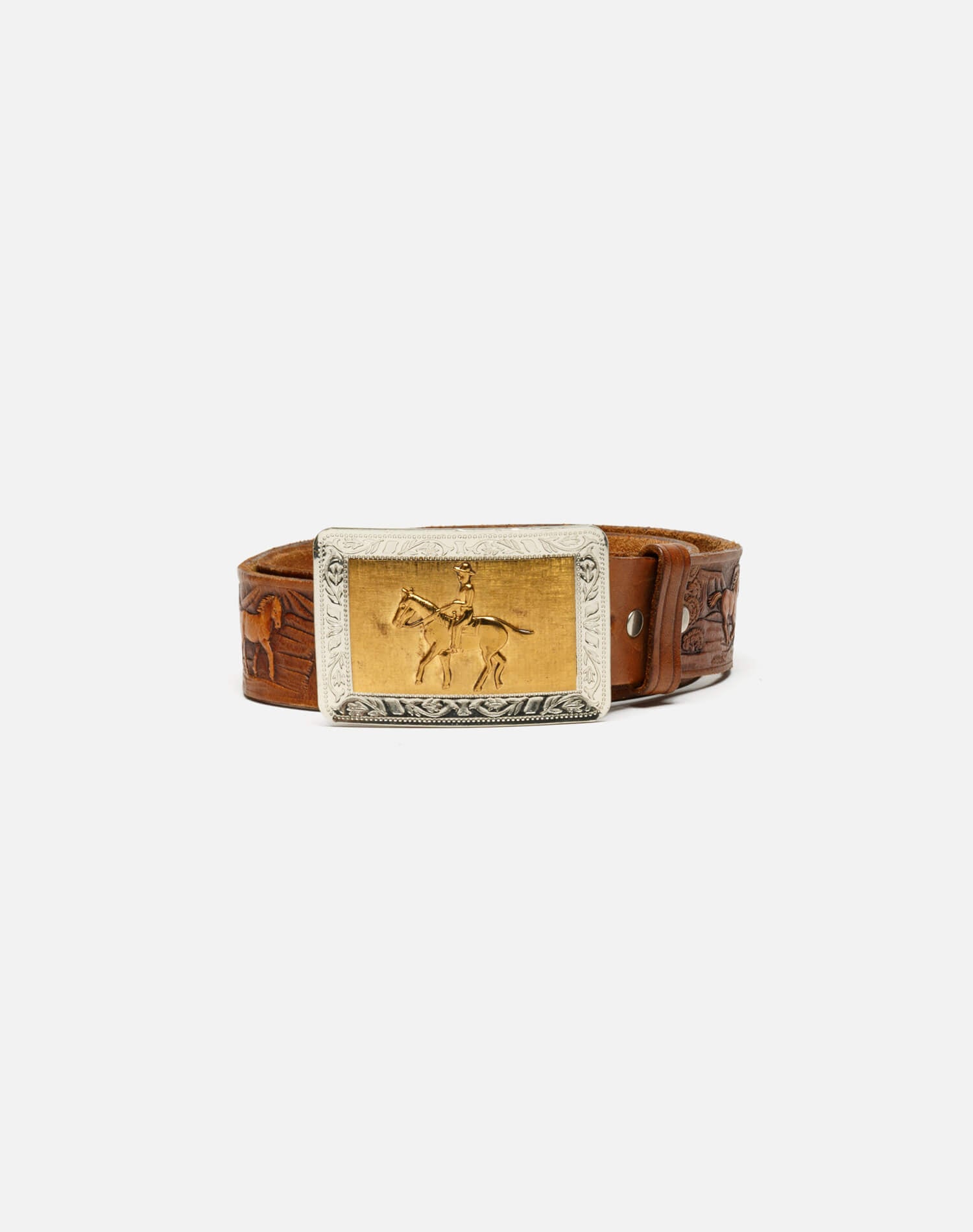 70s Western Horse Belt - #51