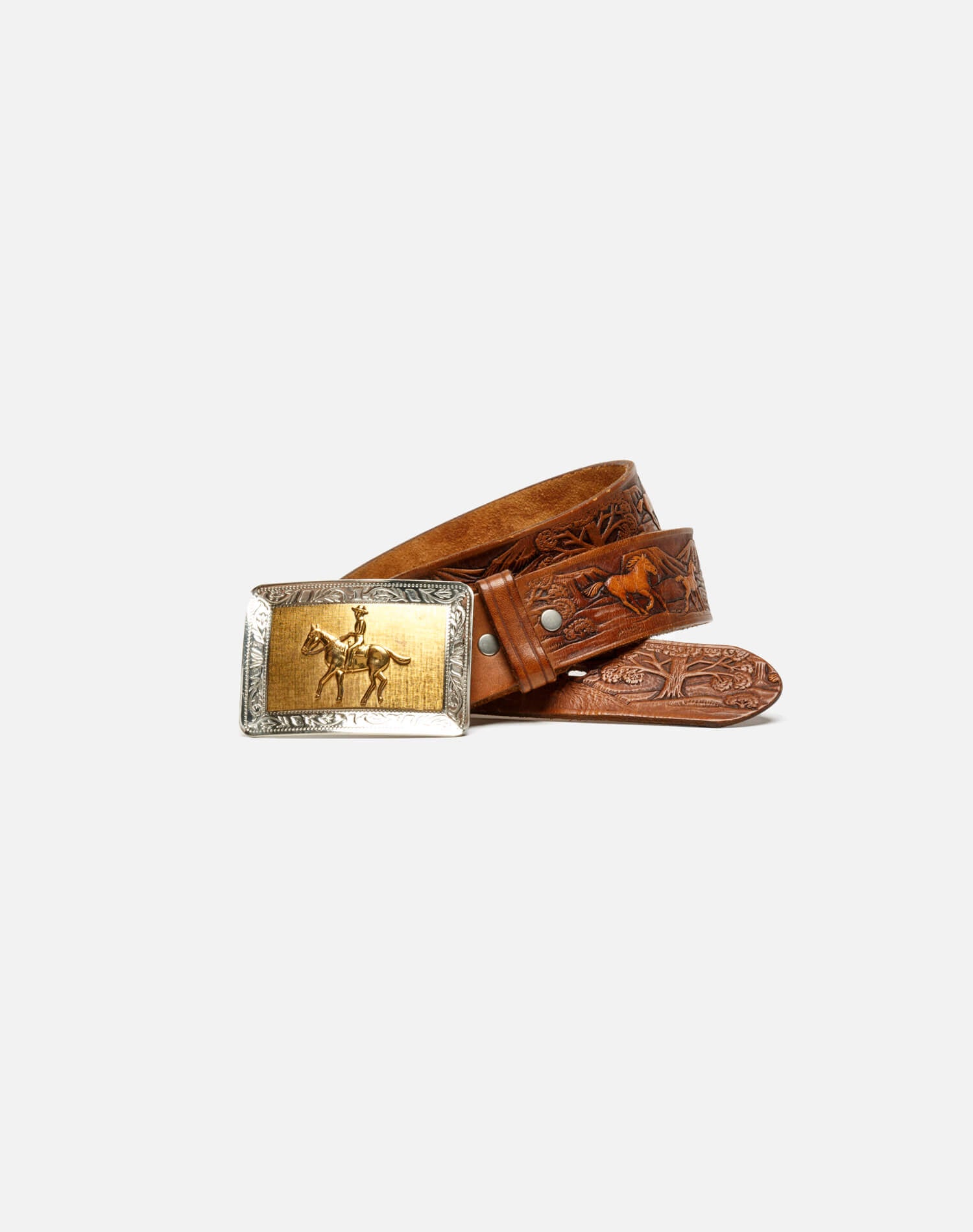 70s Western Horse Belt - #51