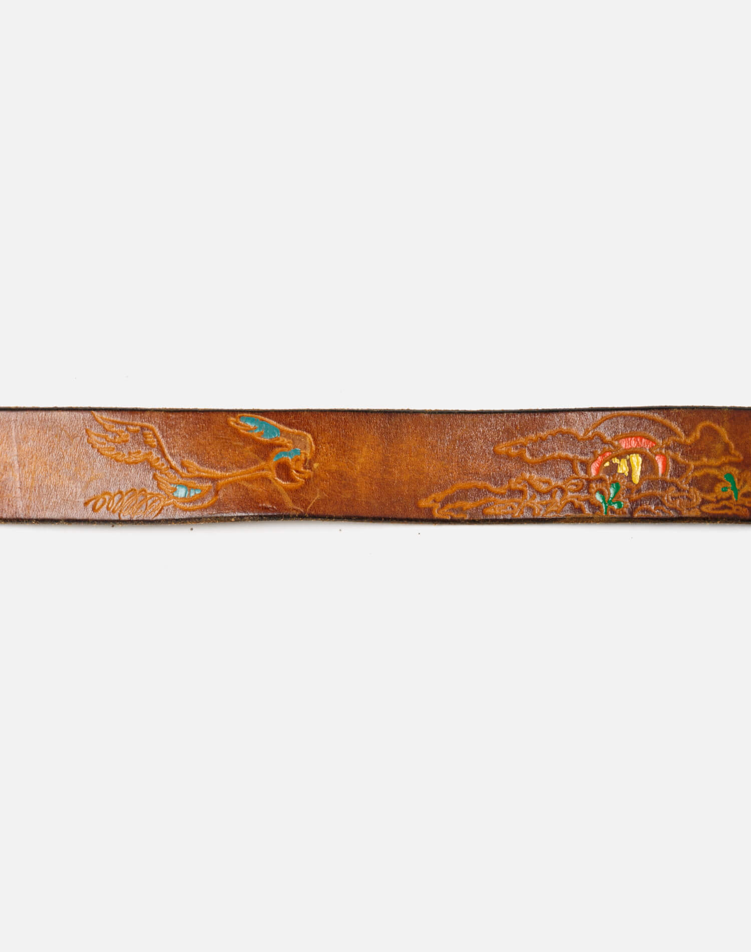 70s Embossed Inlaid Belt - #52