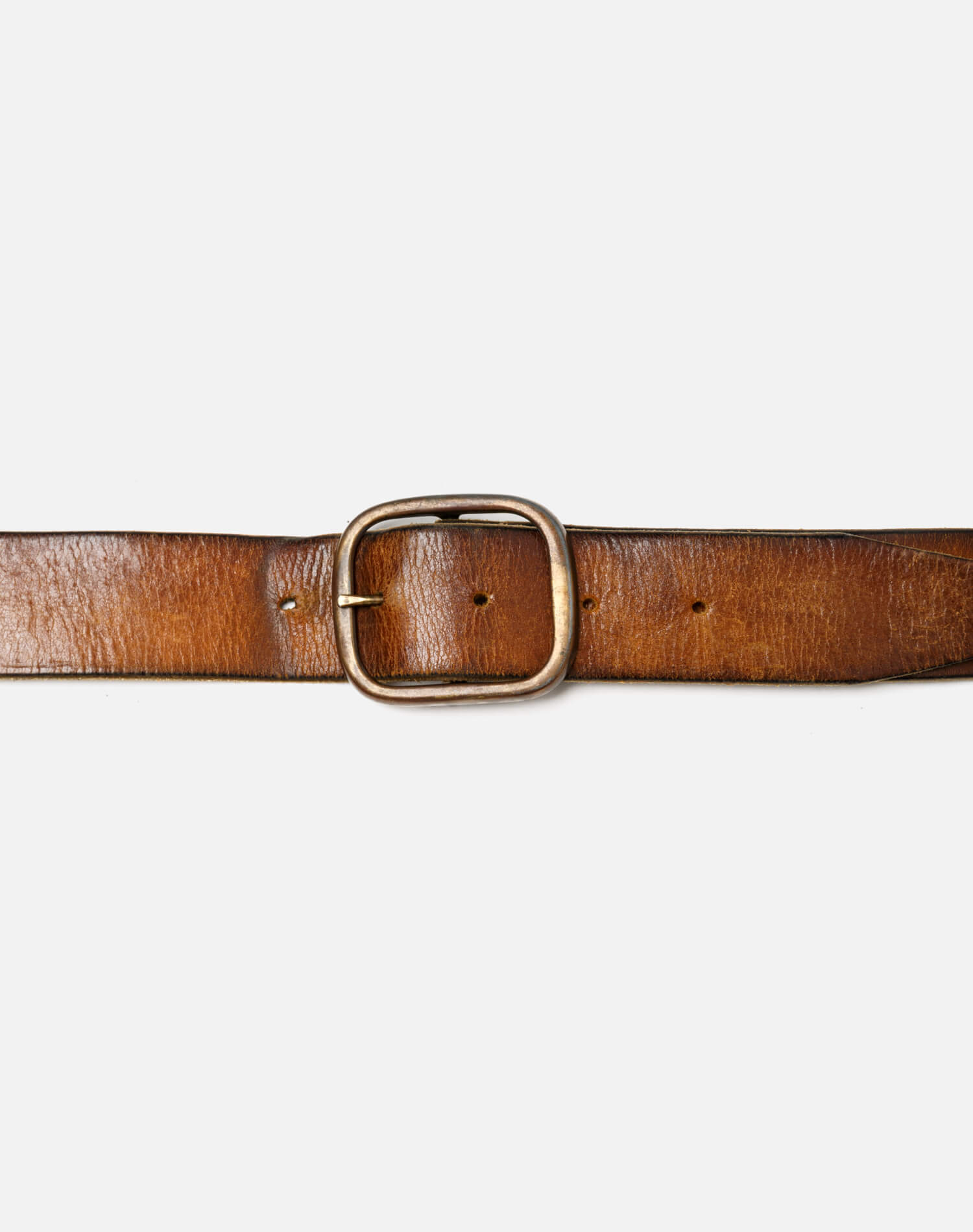 70s Painted Leather Belt - #53