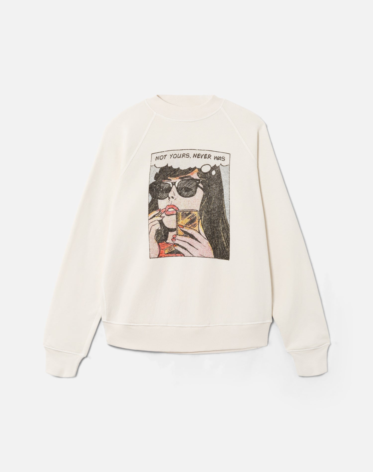 Classic Crewneck Not Yours - Vintage White