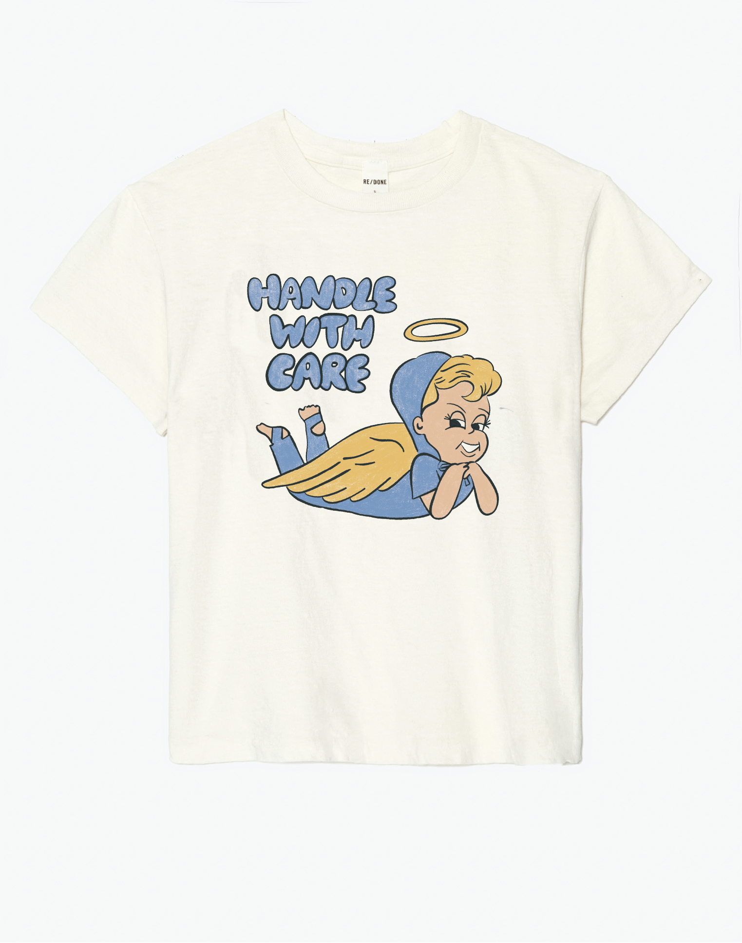 Classic Tee Handle With Care - Vintage White
