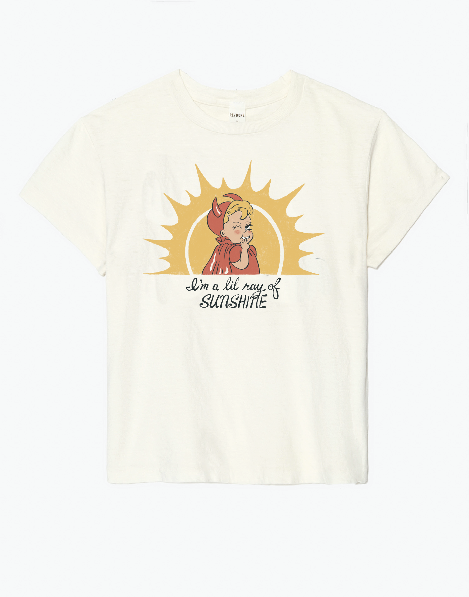 Classic Tee Ray Of Sunshine - Vintage White