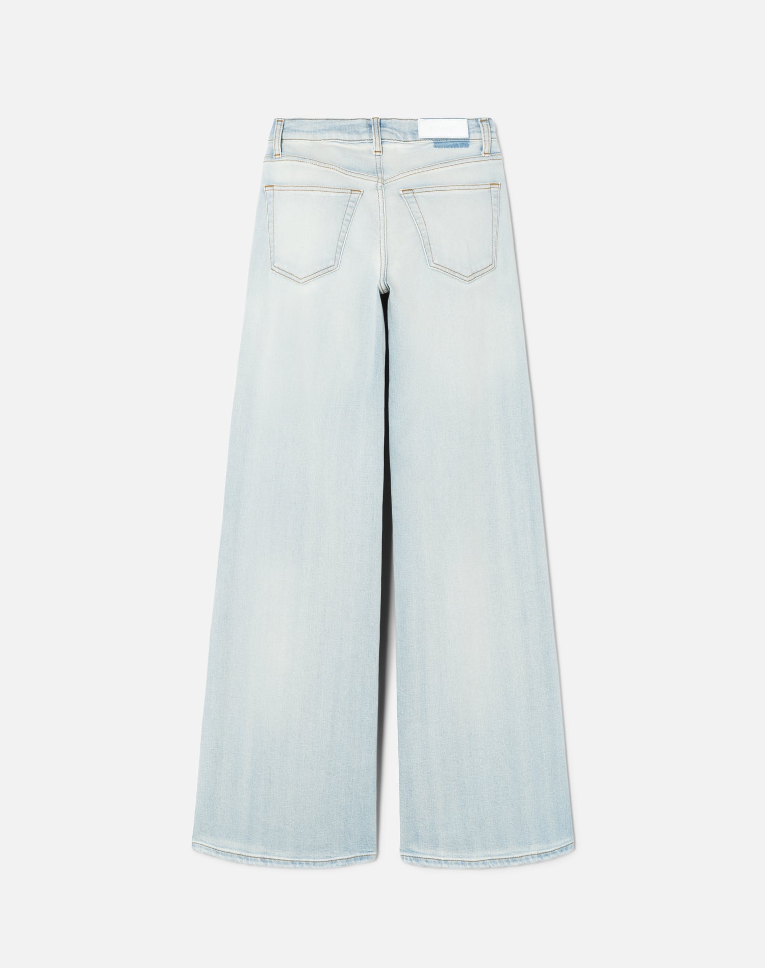Comfort Stretch Mid Rise Wide Leg - Acqua