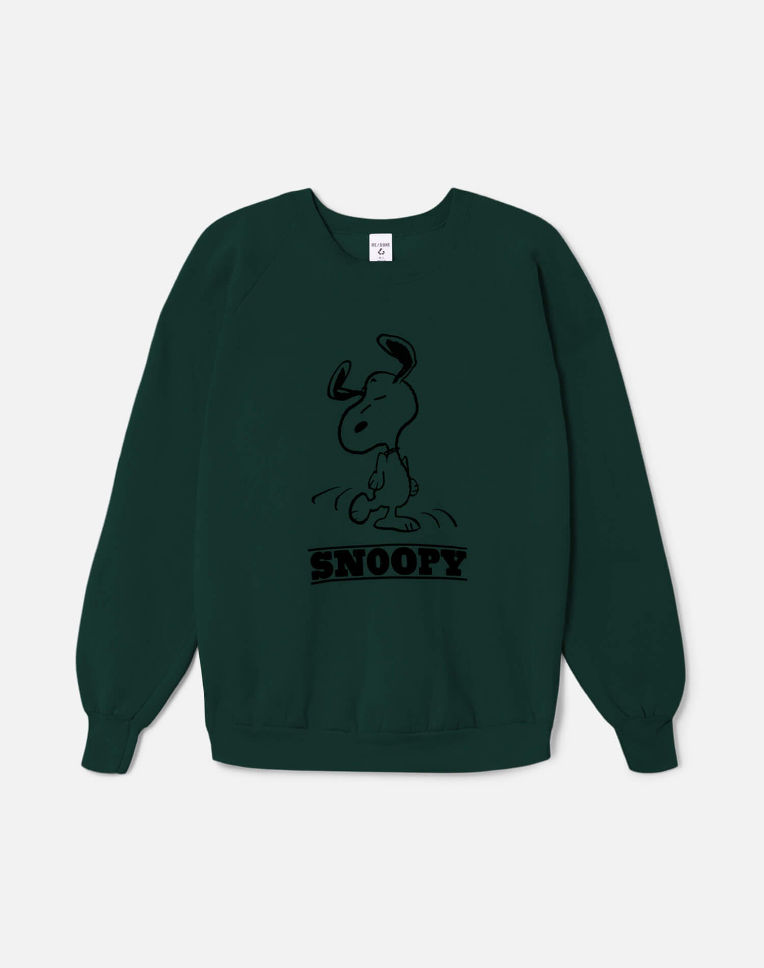 Upcycled "Snoopy Dancing" Sweatshirt