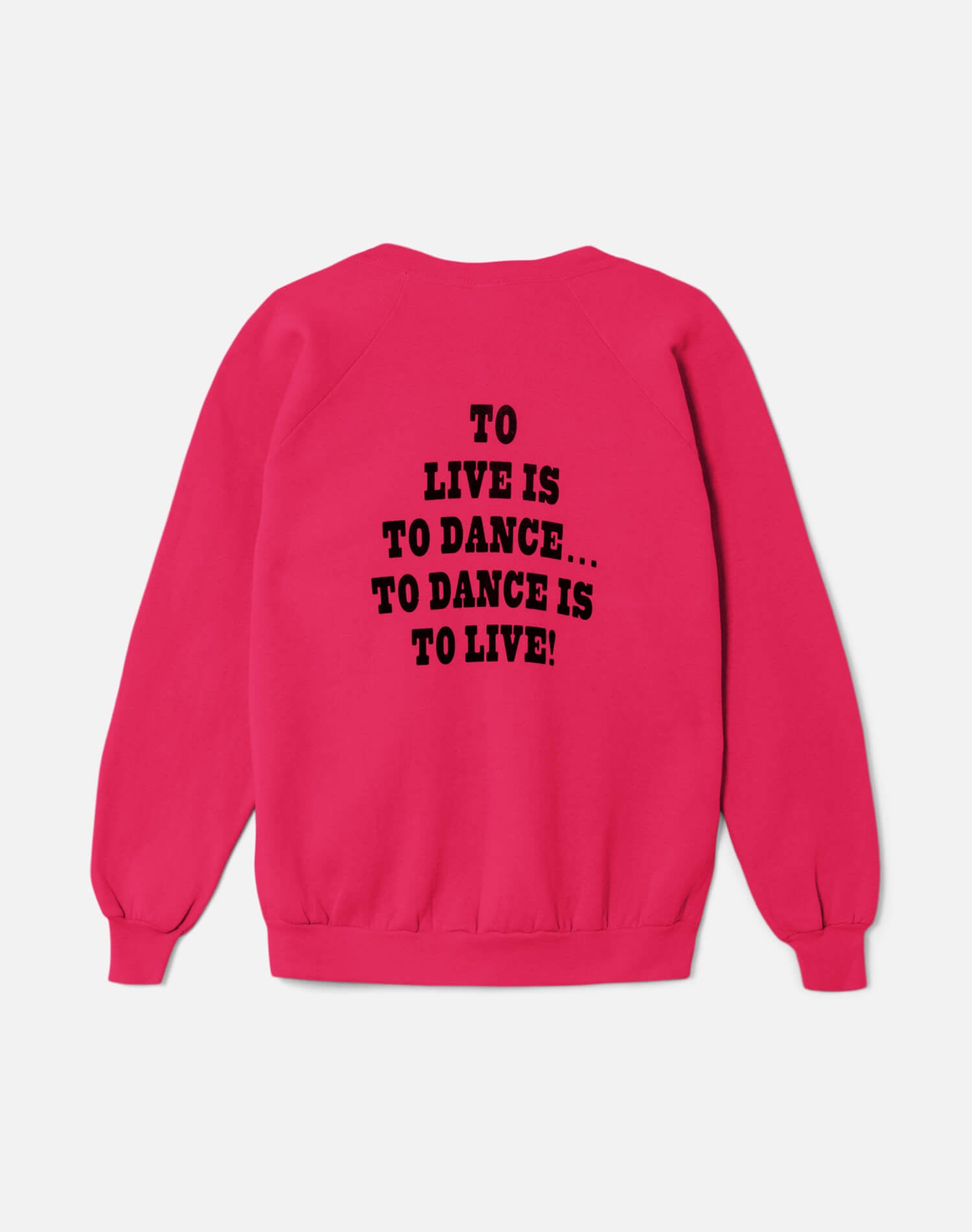 Upcycled "Snoopy Dancing" Sweatshirt in Fuchsia - 11229723