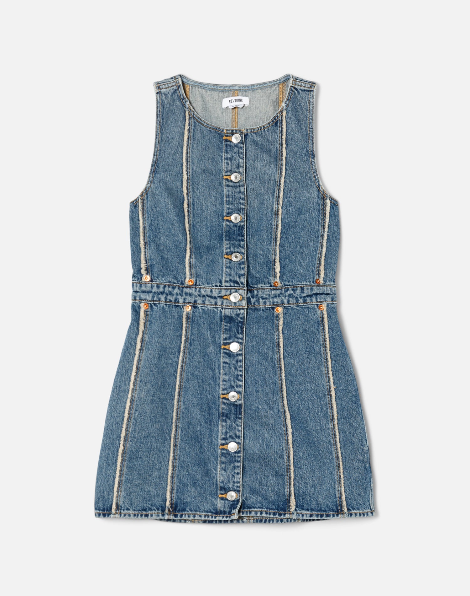 Fray Denim Dress - Bruna