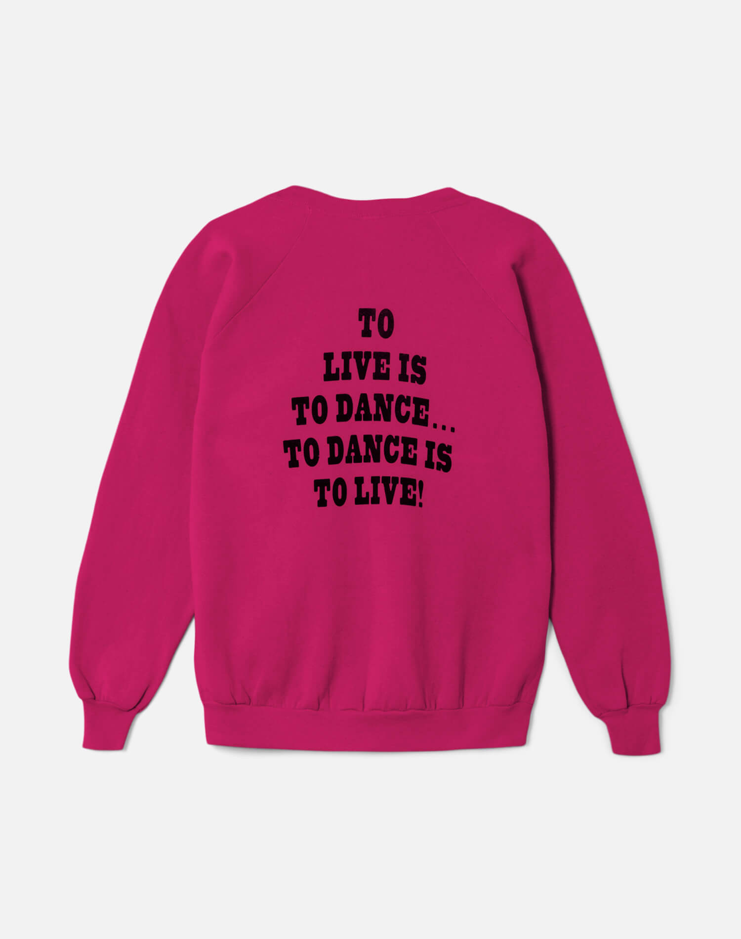 Upcycled "Snoopy Dancing" Sweatshirt in Heathered Fuchsia - 11229745