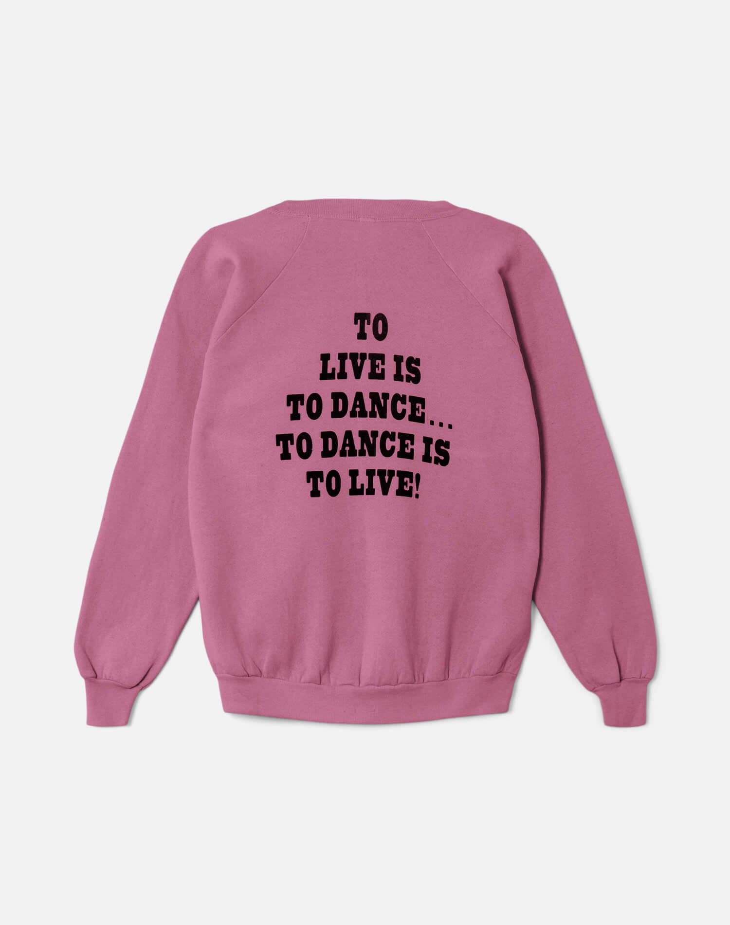 Upcycled "Snoopy Dancing" Sweatshirt in Heathered Pink - 11229724