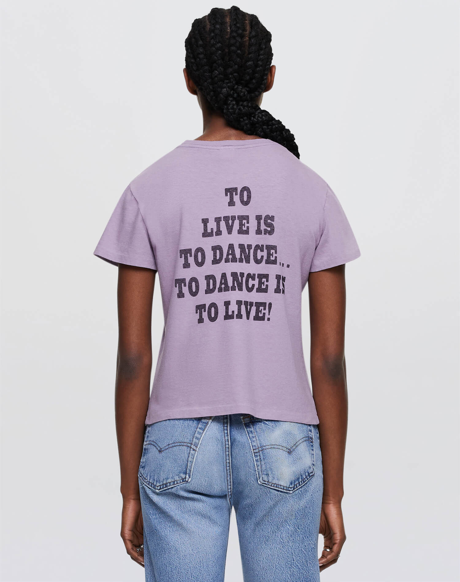 Classic "Snoopy Dancing" Tee - Lavender
