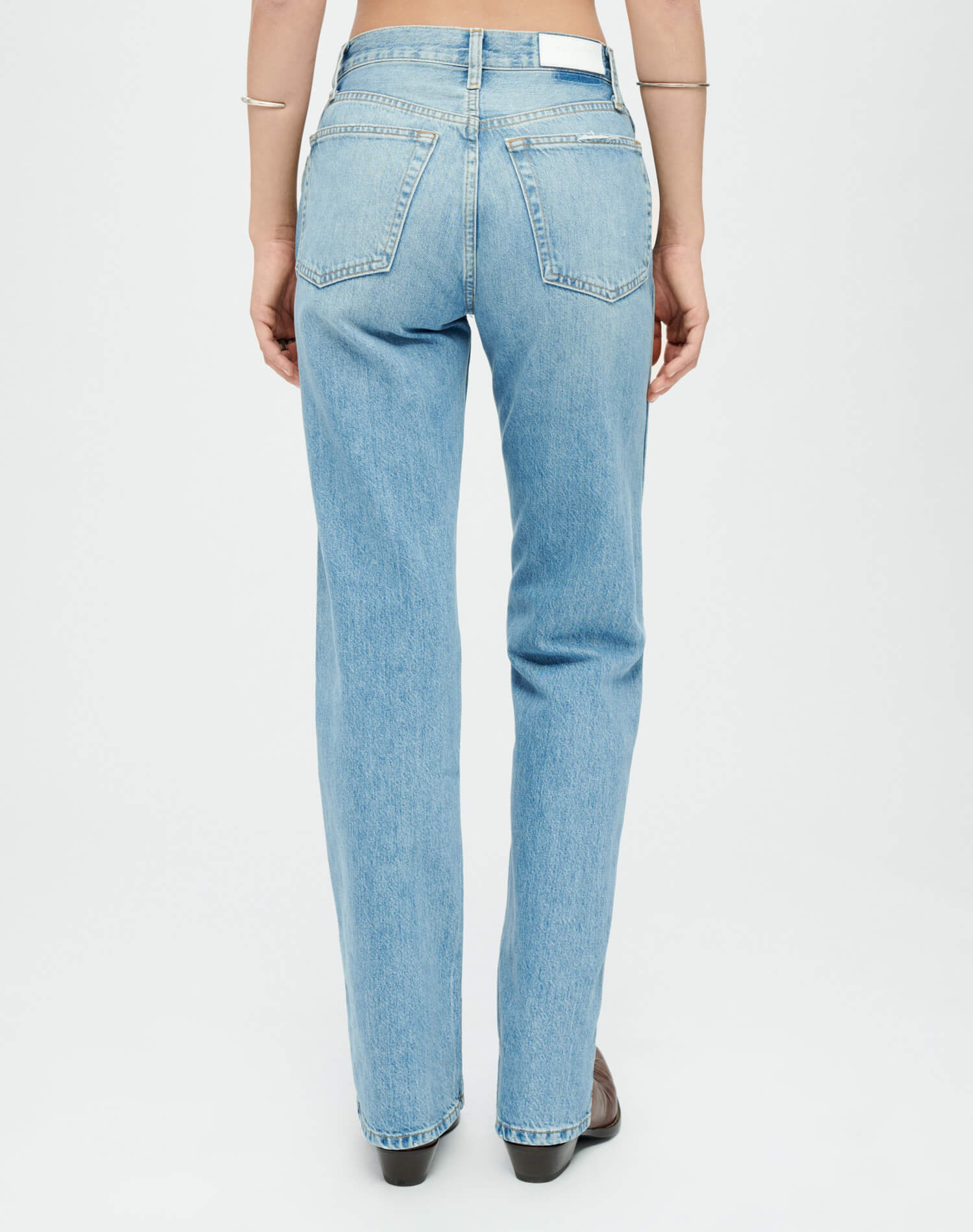 RE/DONE Jeans High Rise Loose in Worn Blue