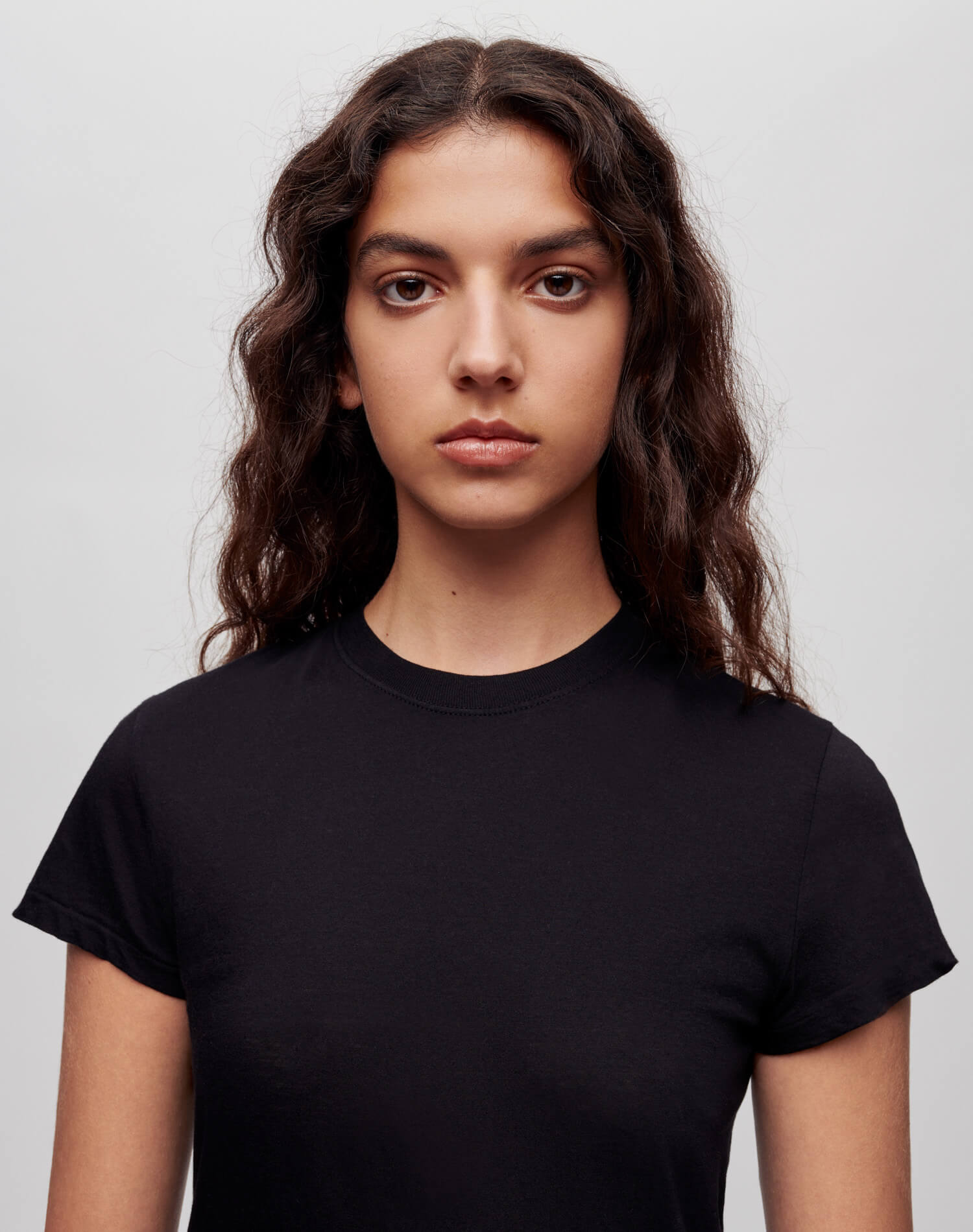 Hanes Sheer Slim Tee - Black