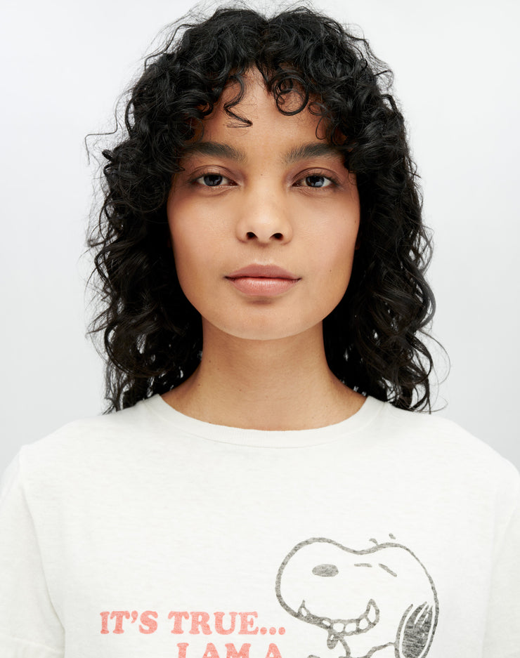 Classic Tee "Snoopy Handsome" - Vintage White