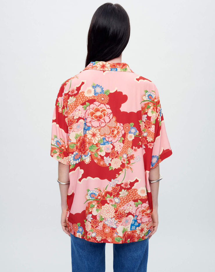 ʻOhai Red Aloha Shirt