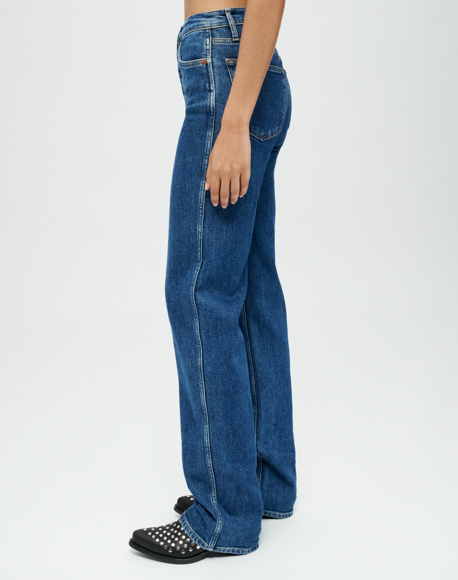 Comfort Stretch High Rise Loose - Western Rinse