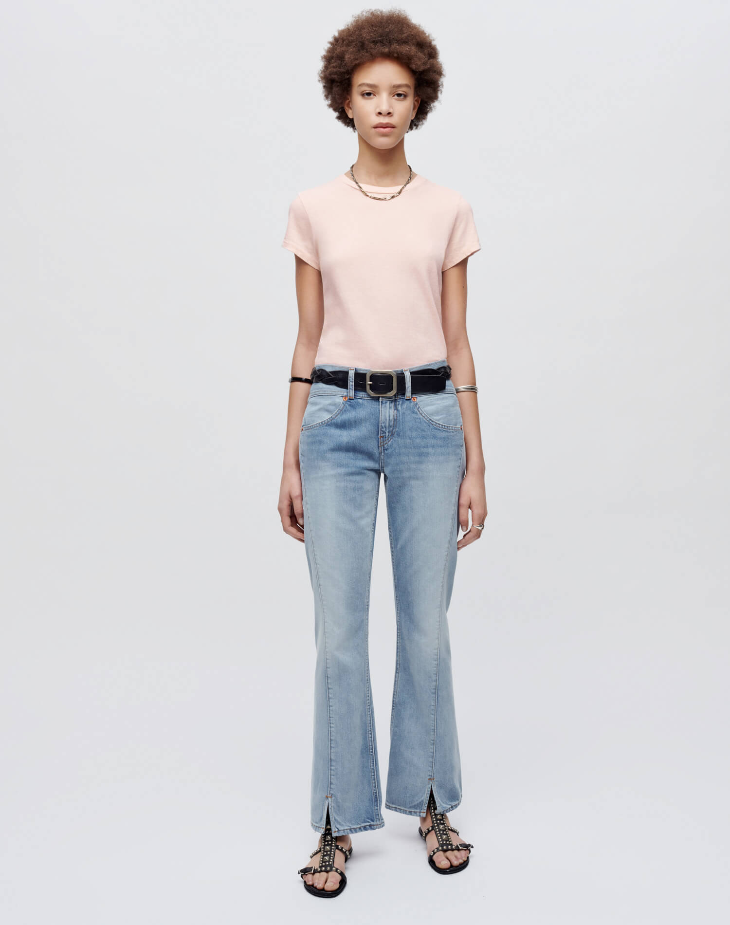 Hanes 1960s Slim Tee - Peony