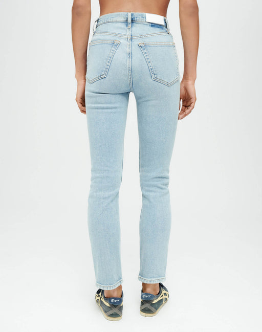 RE/DONE Jeans | Comfort Stretch High Rise Ankle Crop in Mid 90s