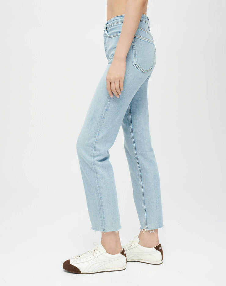 RE/DONE Jeans | Comfort Stretch High Rise Stove Pipe in Mid 90s