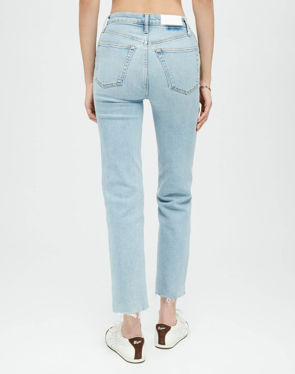 RE/DONE Jeans | Comfort Stretch High Rise Stove Pipe in Mid 90s