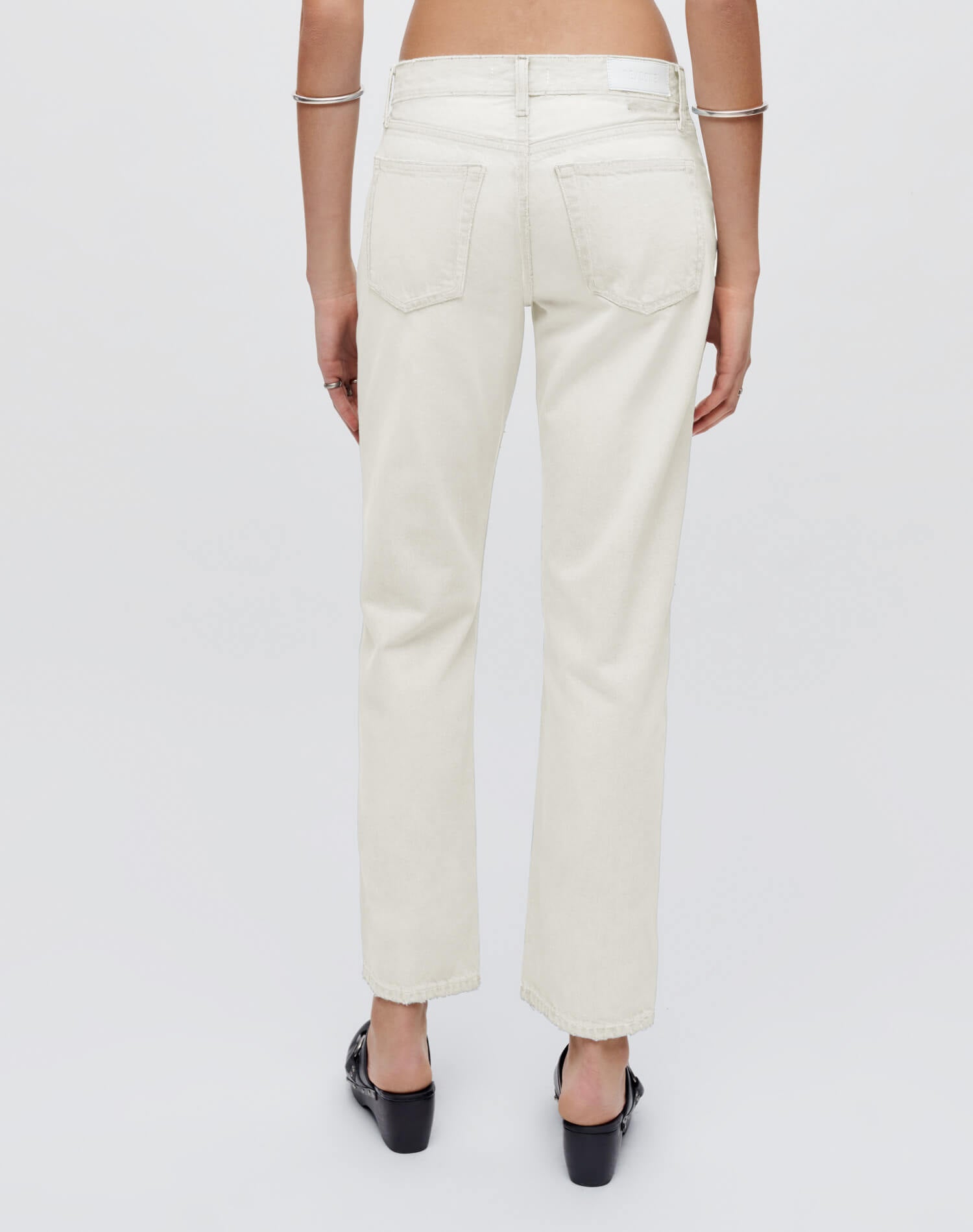 Easy Straight Crop - Vintage White
