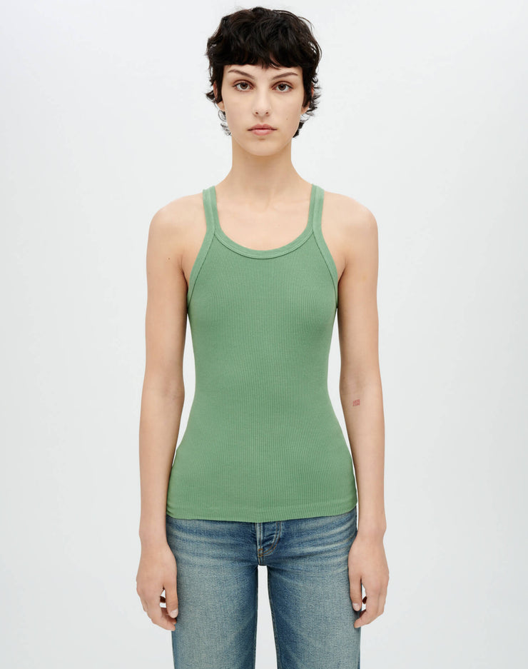 RE/DONE | Ribbed Tank in Black
