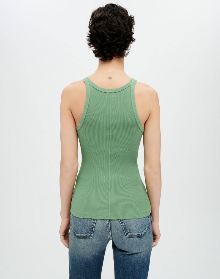 RE/DONE | Ribbed Tank in Black