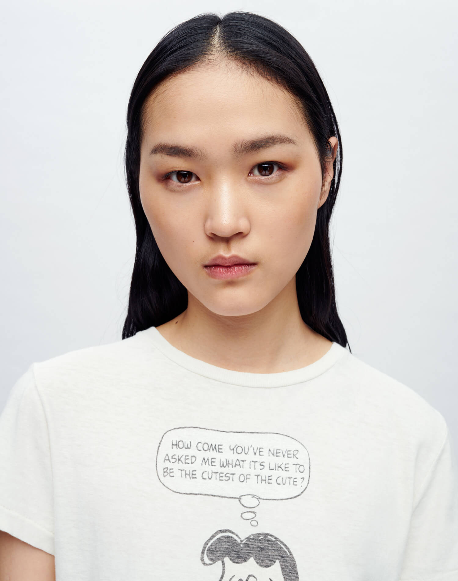Classic Tee "Lucy Cute" - Vintage White