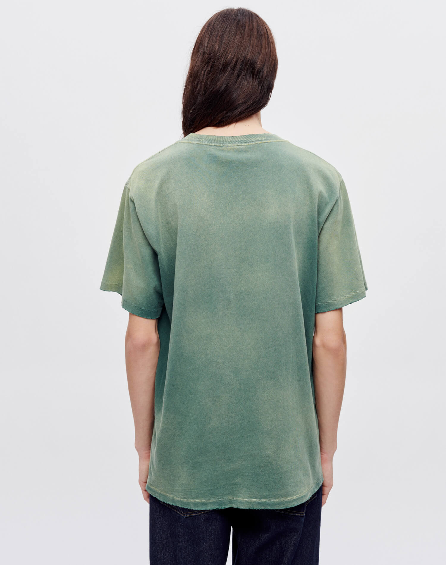 Hanes Loose Tee - Sun Faded Forest Green