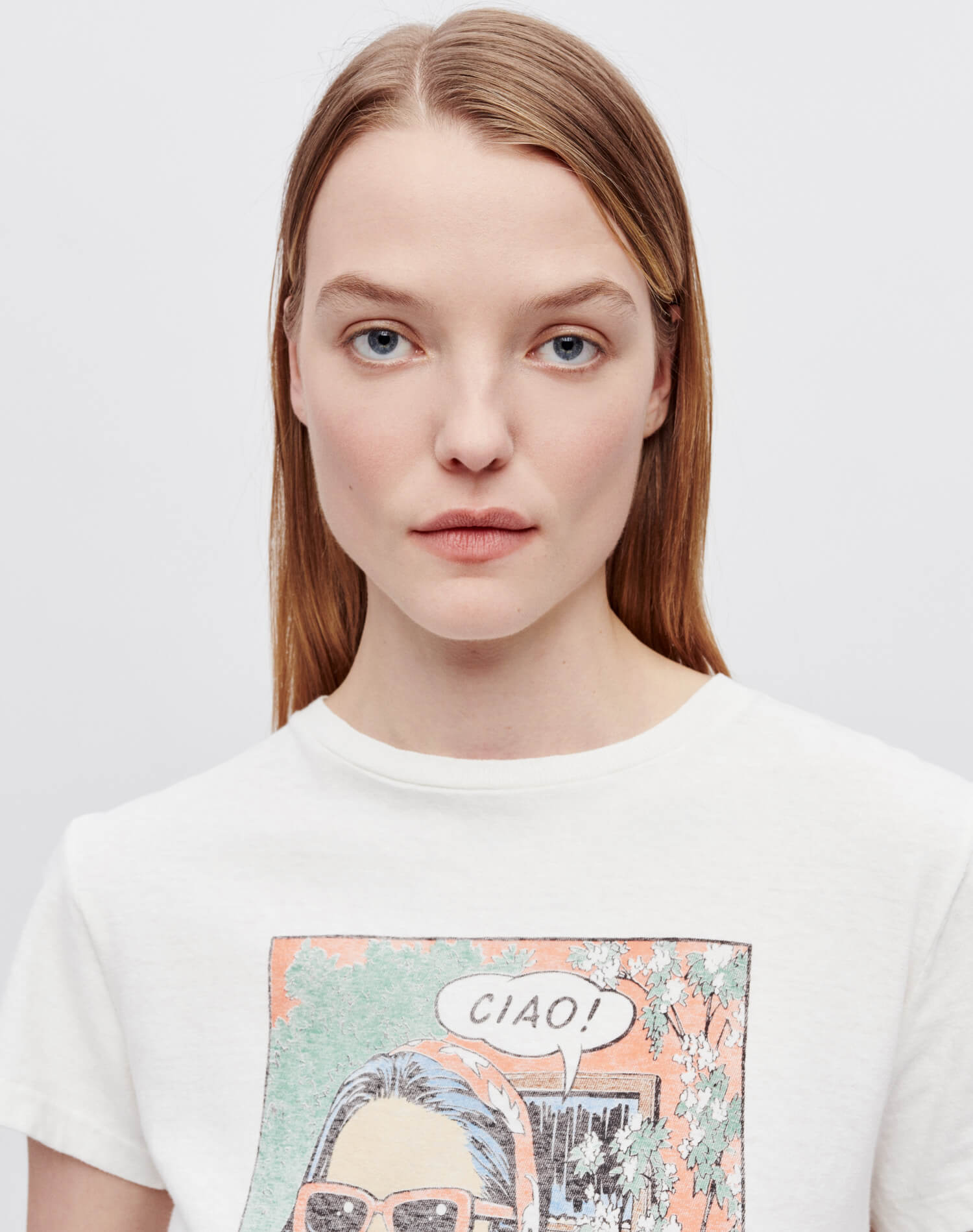 Classic "Ciao Tee" - Vintage White
