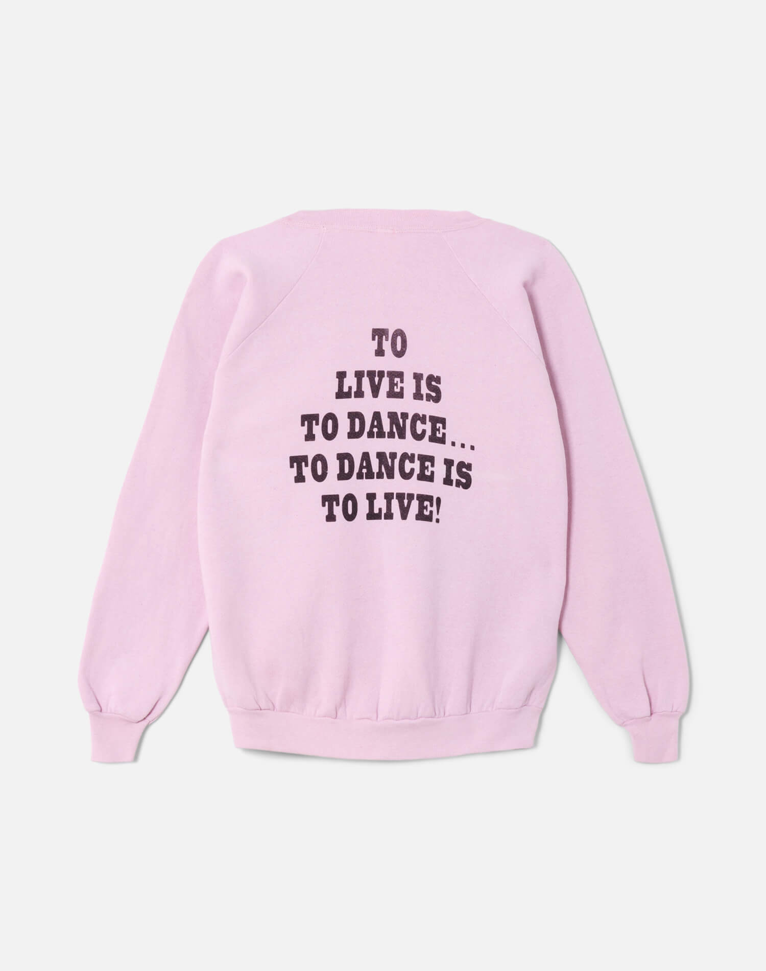 Upcycled "Snoopy Dancing" Sweatshirt in Light Pink - 11229716