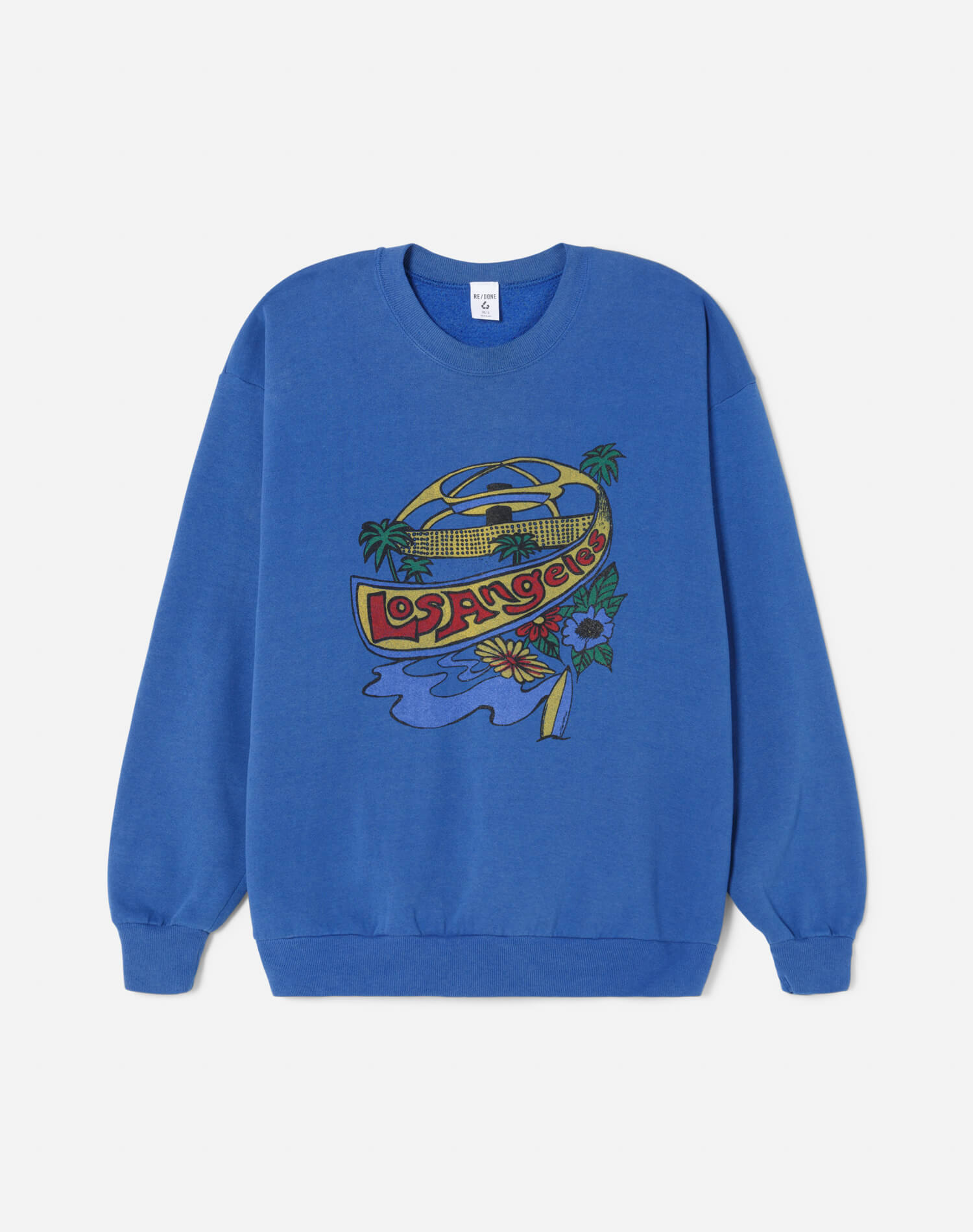 Upcycled "LAX" Sweatshirt - Blue