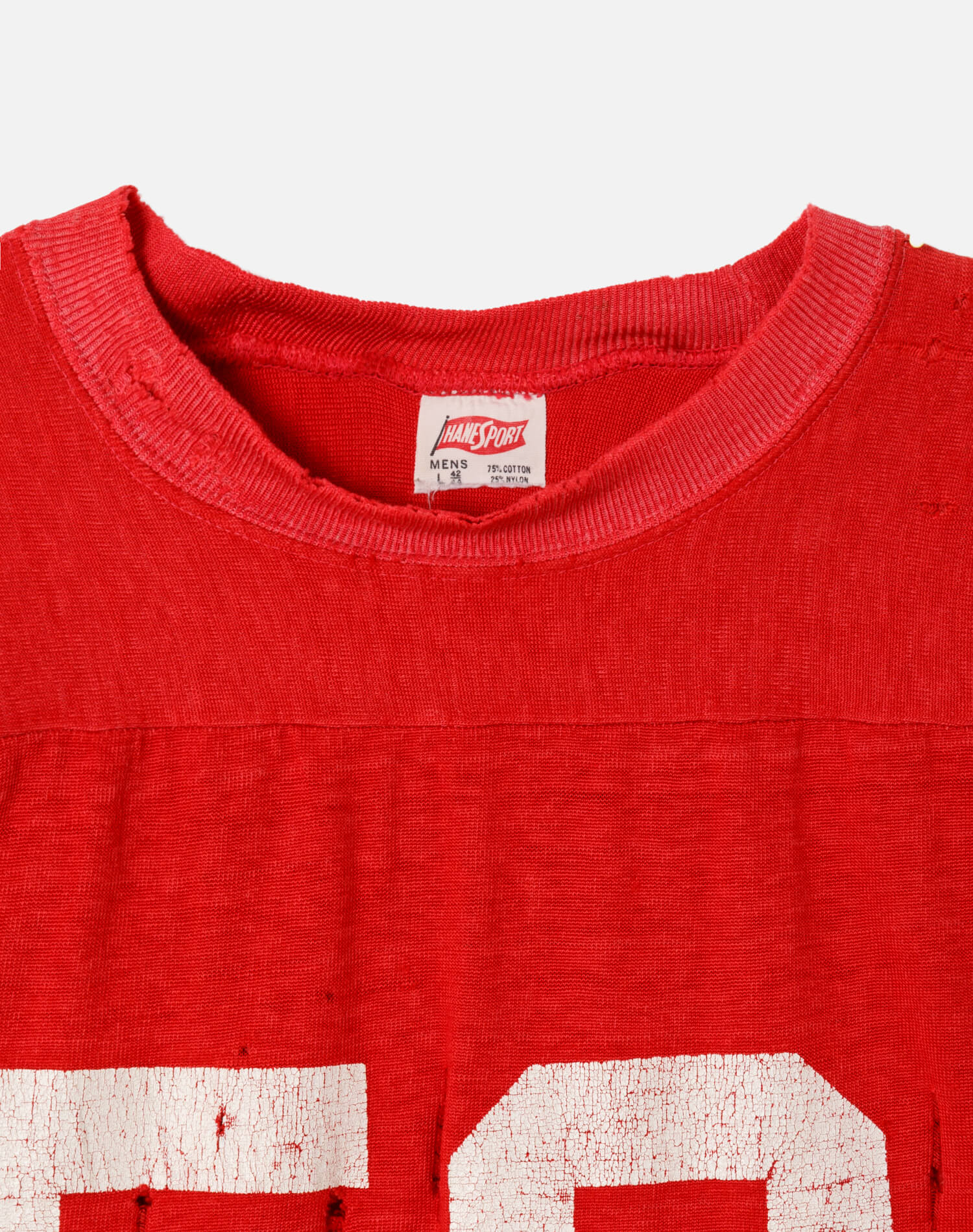 60s Hanesport Football Tee