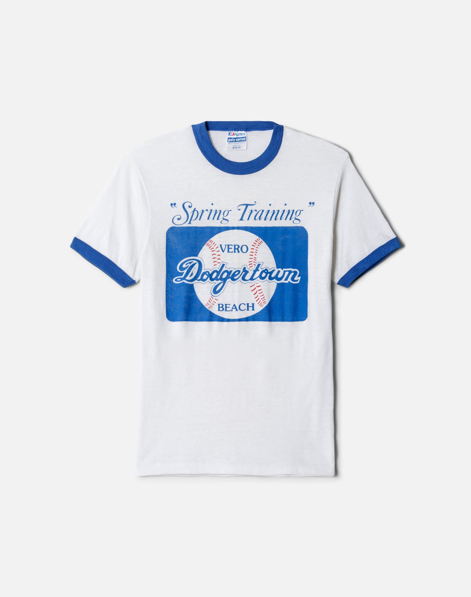 80s Hanes Dodgers Ringer Tee