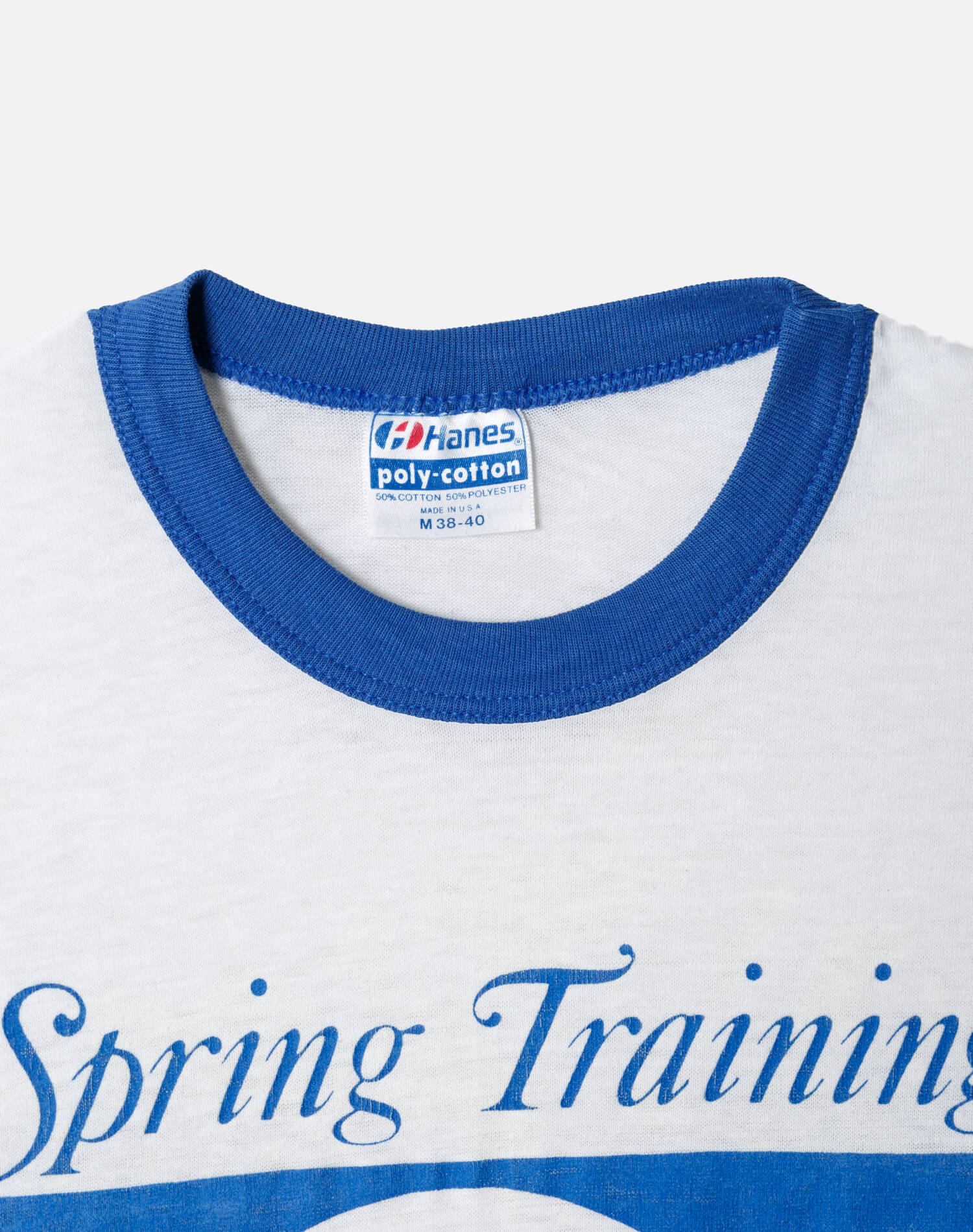 80s Hanes Dodgers Ringer Tee