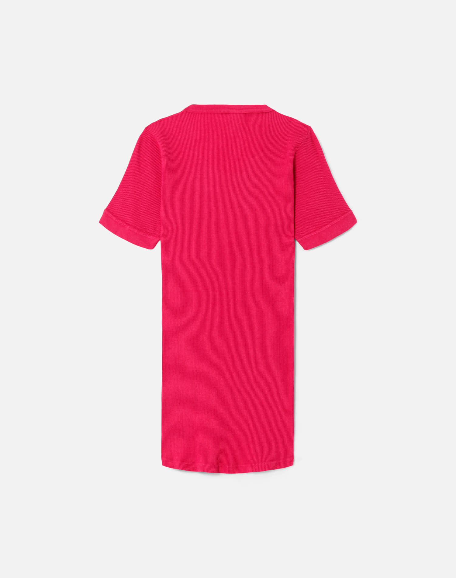 Miliary Ribbed Tee - Pink