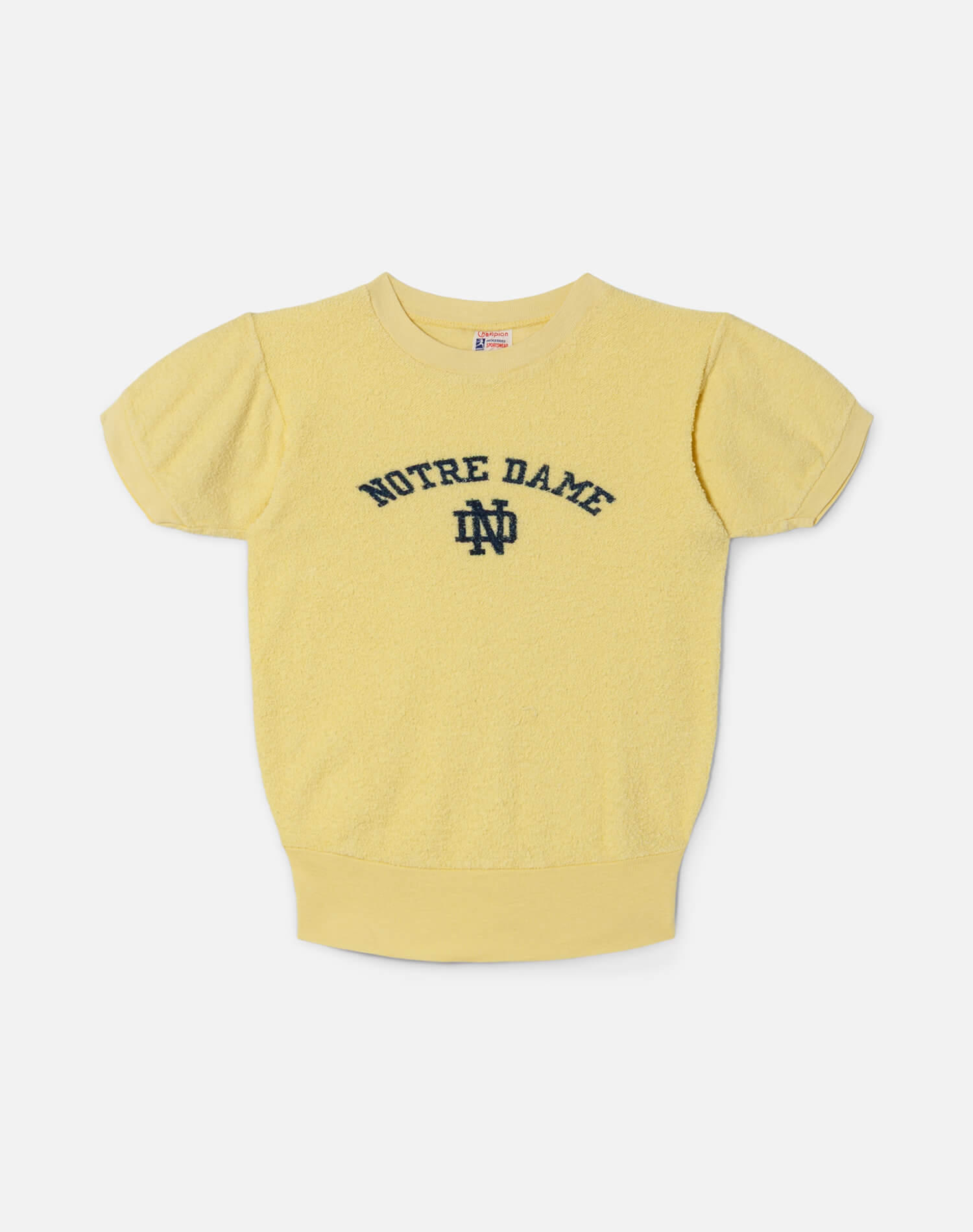 60s Terry Notre Dame Tee -#17