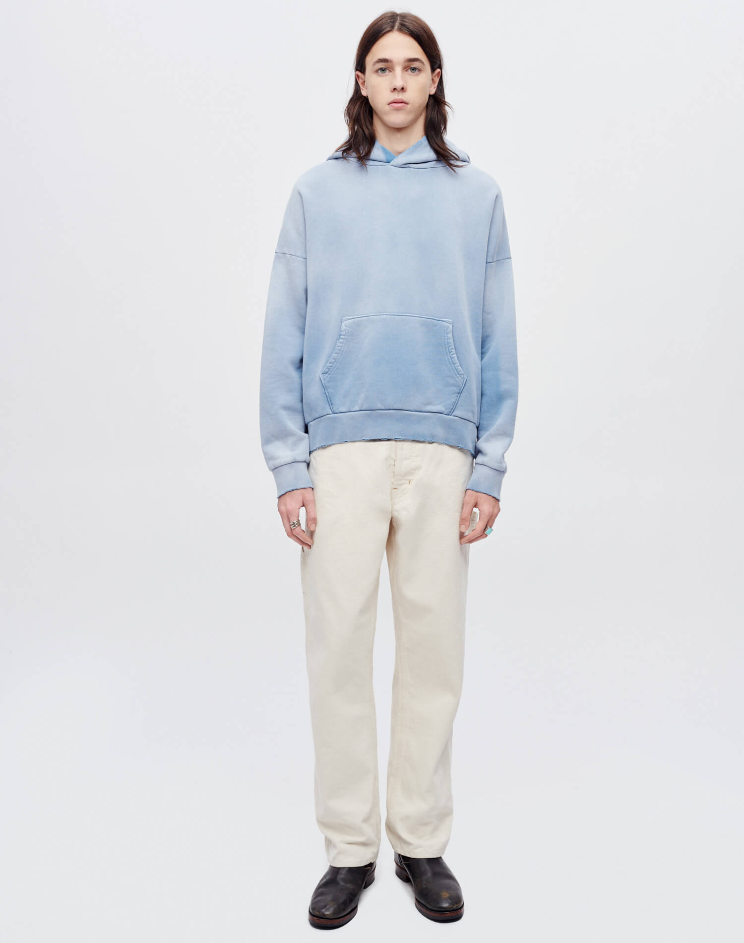 Modern Hoody - Sun Faded Dusty Blue