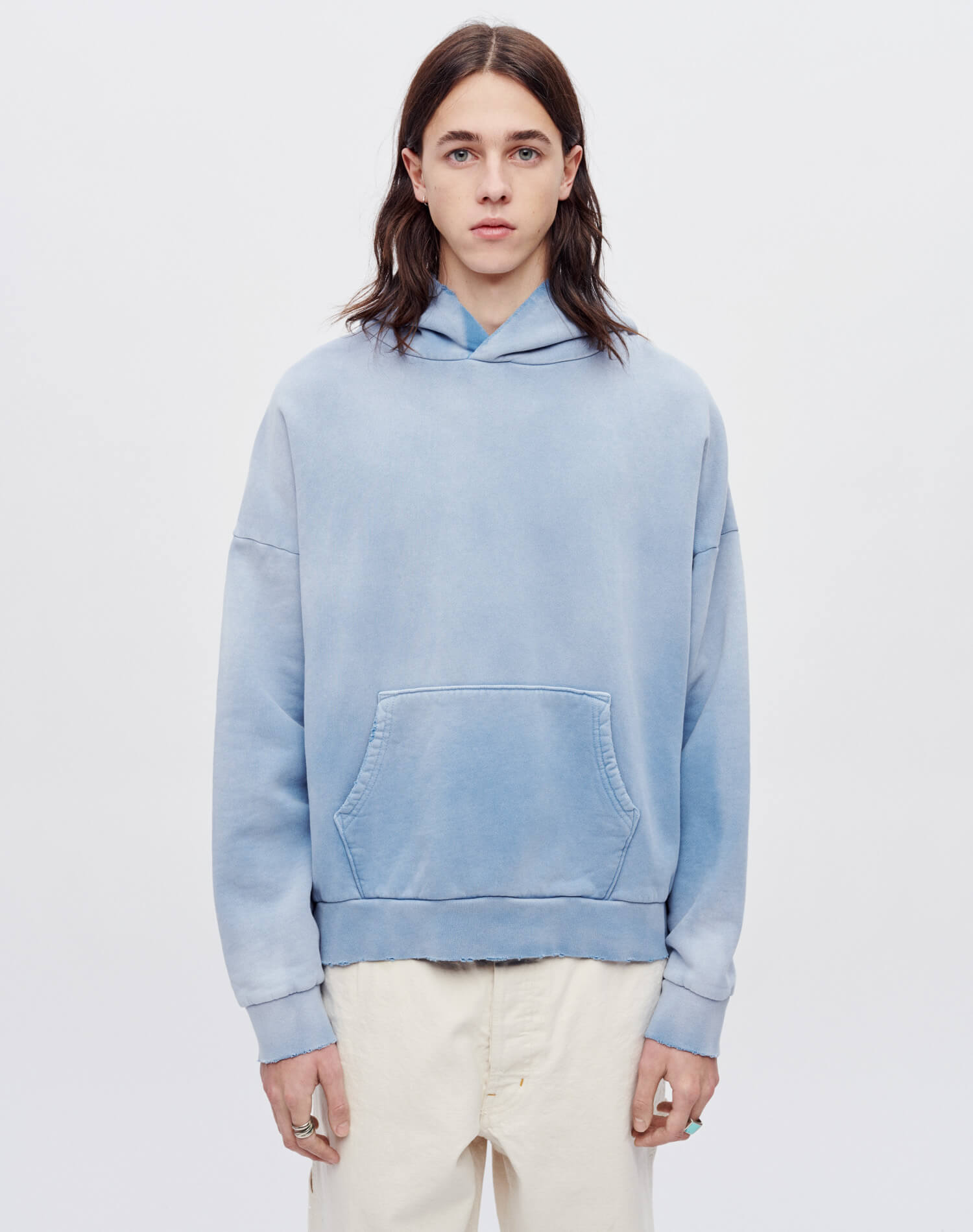 Modern Hoody - Sun Faded Dusty Blue