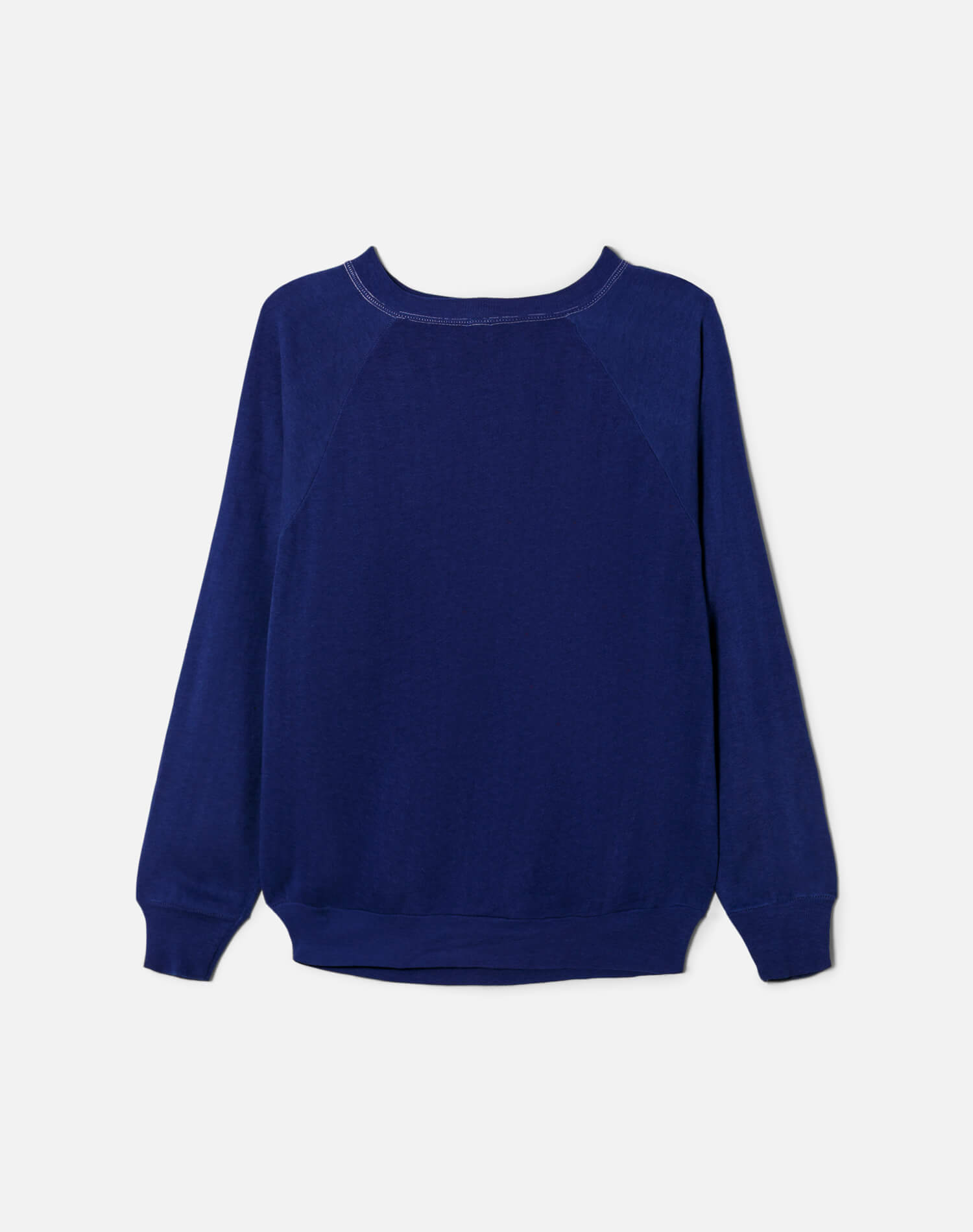 Upcycled "Ray of Sunshine" Sweatshirt - Dark Blue