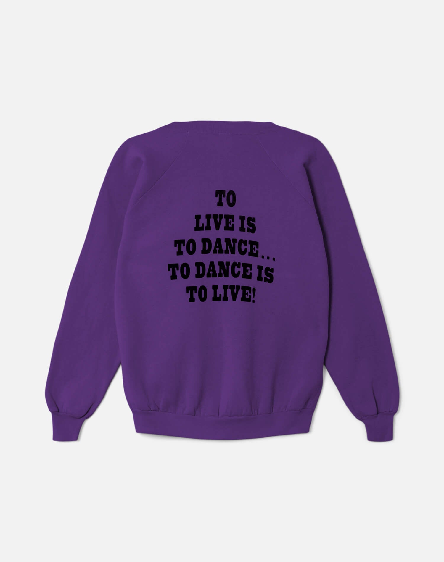 Upcycled "Snoopy Dancing" Sweatshirt in Purple - 11229743