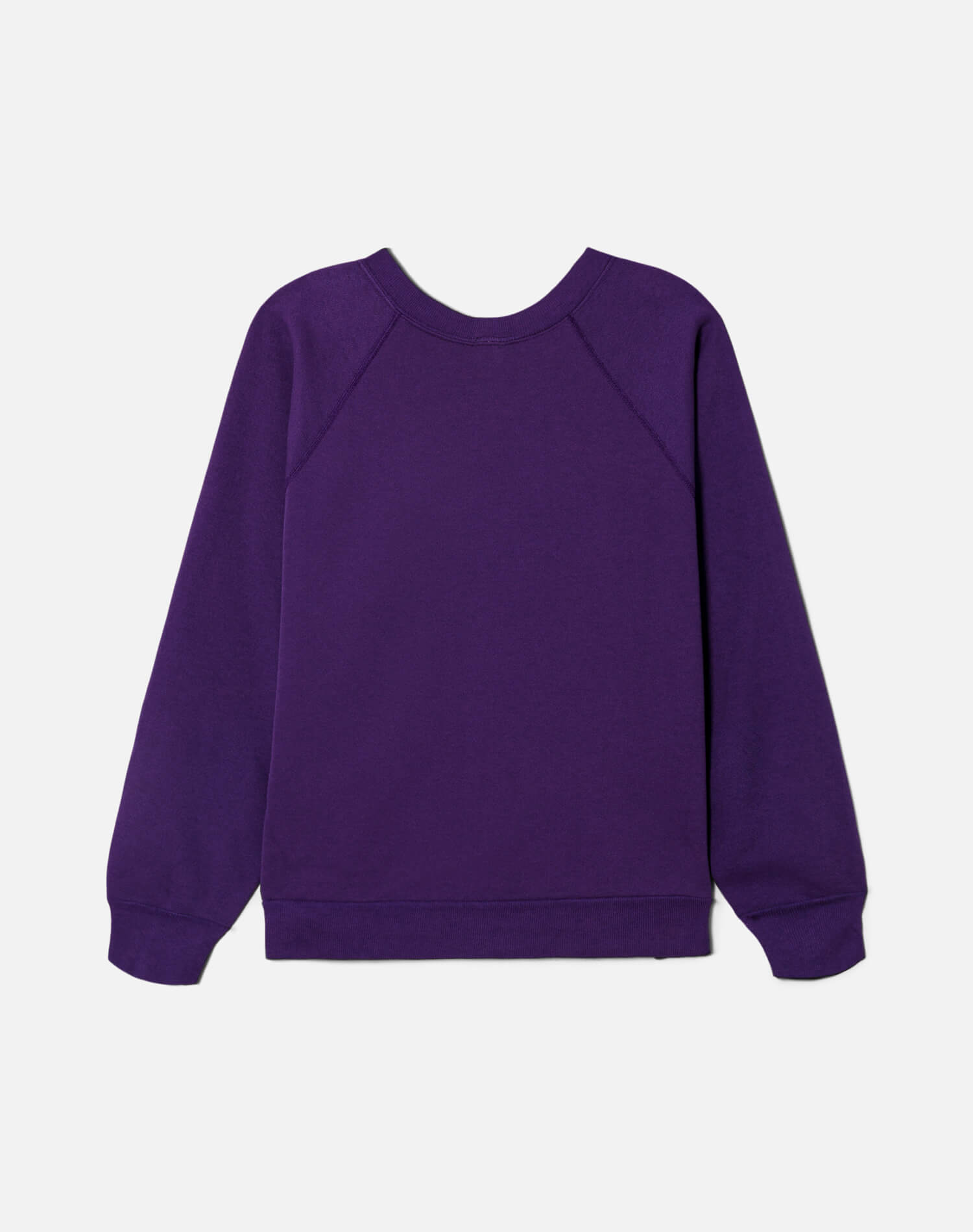 Upcycled "Ray of Sunshine" Sweatshirt - Purple