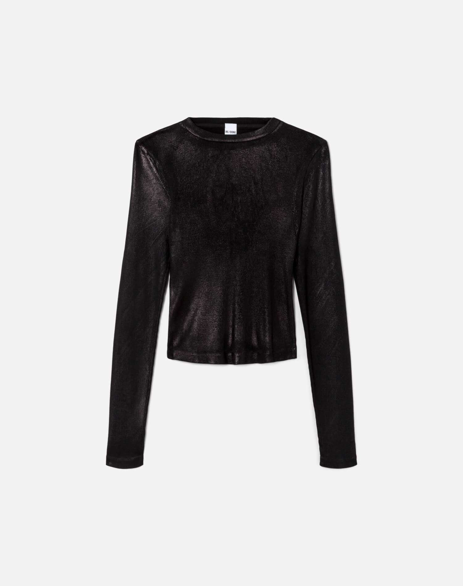 90s Foil Baby Long Sleeve - Black Foil
