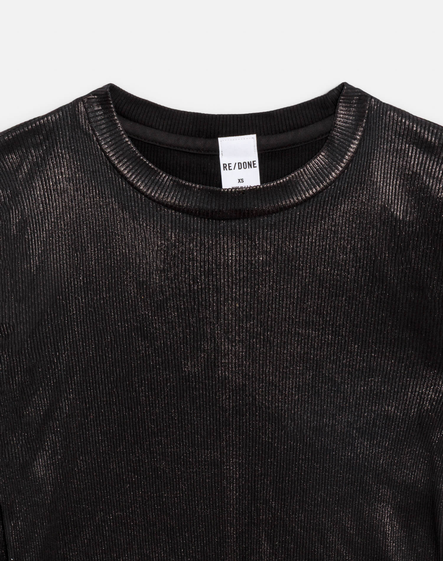90s Foil Baby Long Sleeve - Black Foil