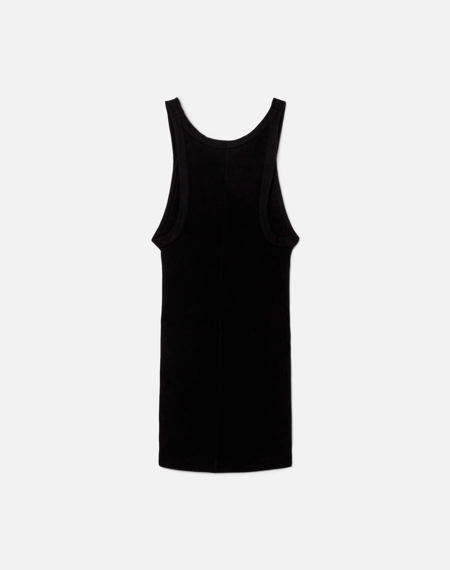 Ribbed "Girl" Tank - Black
