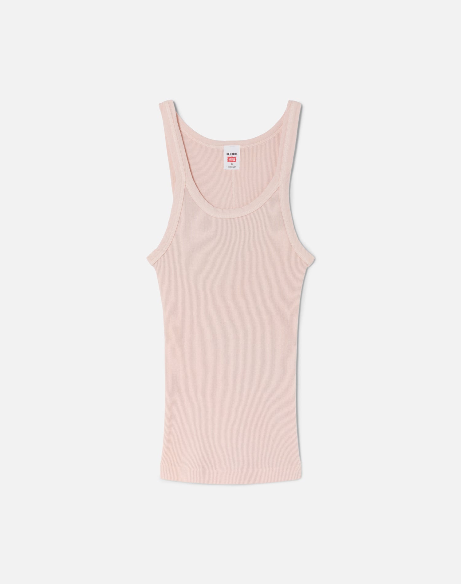 Hanes Ribbed Tank - Peony