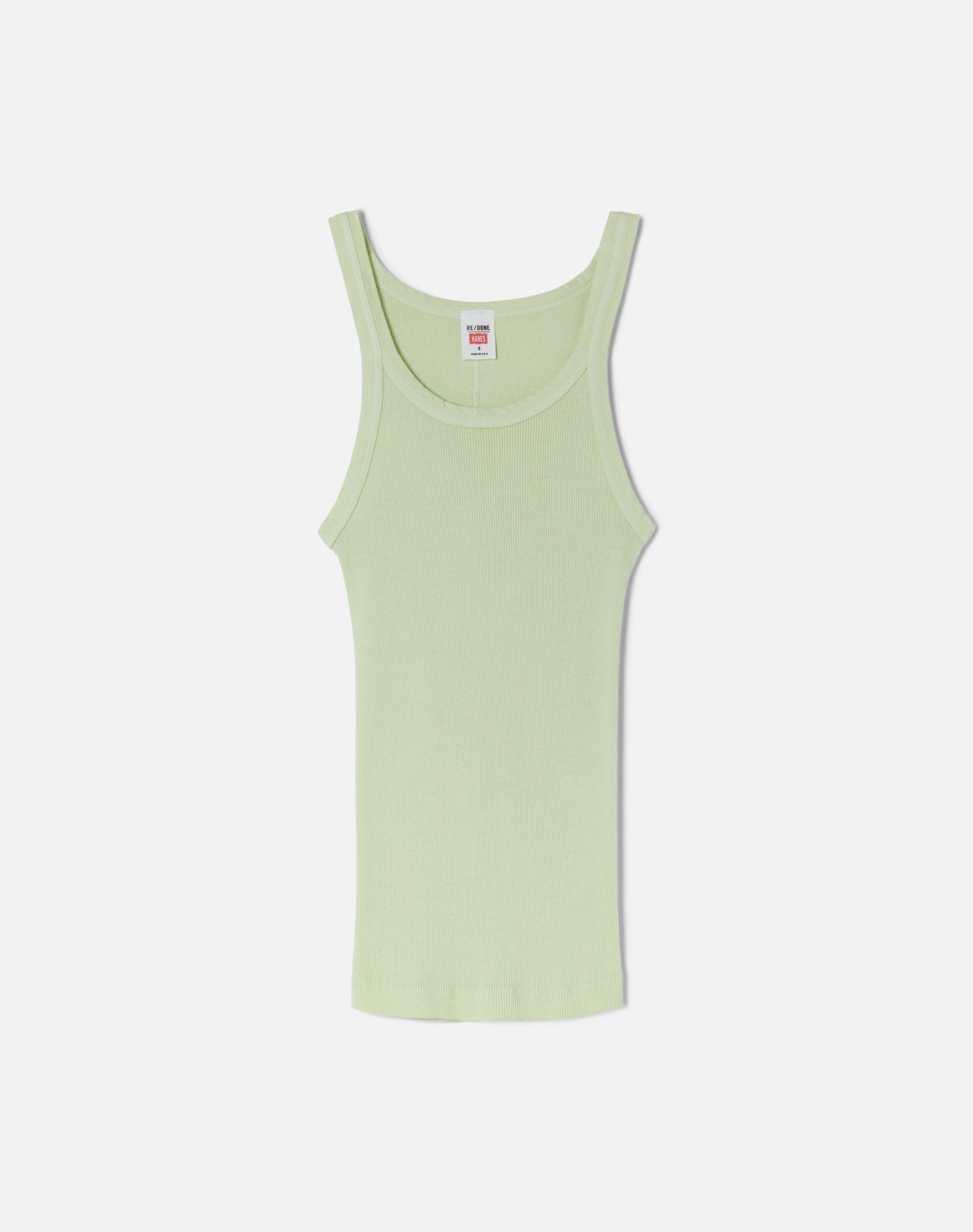 Ribbed Tank - Pistachio