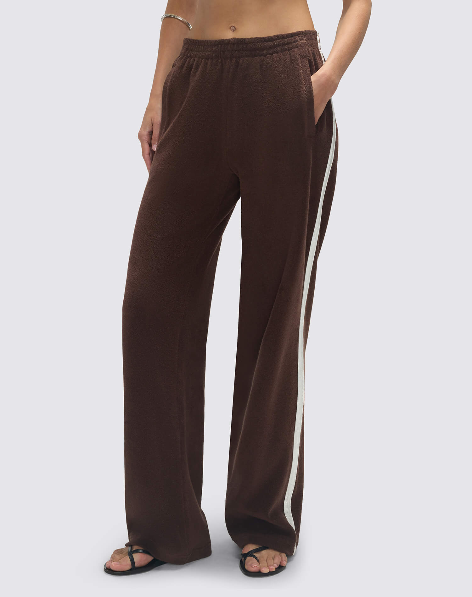 Terry Track Pant - Brunette