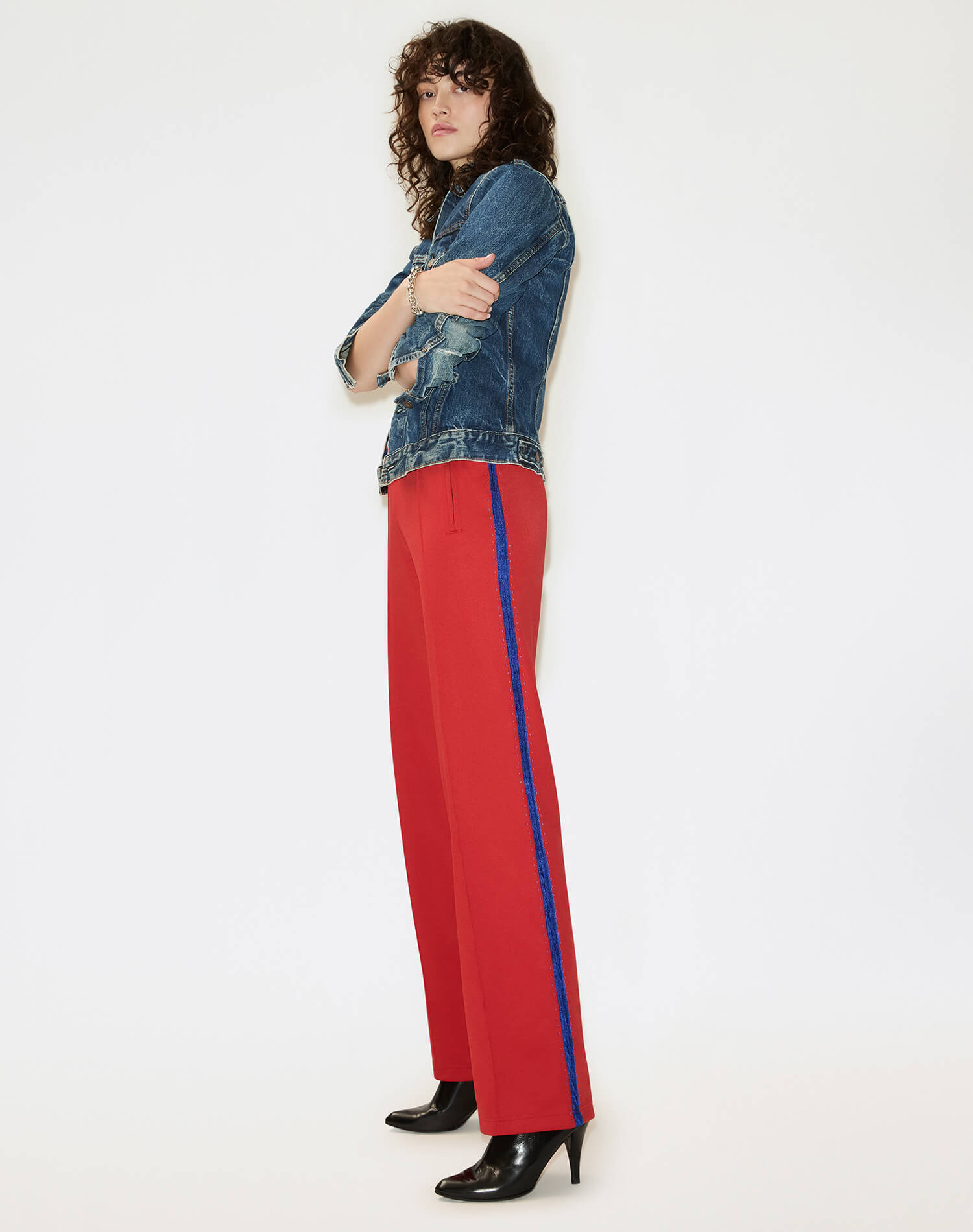 Sunland Track Pant - Crimson Cobalt